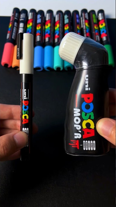 ANIME with Posca Markers on NIL Black Sketchpad: AMAZING! [Video