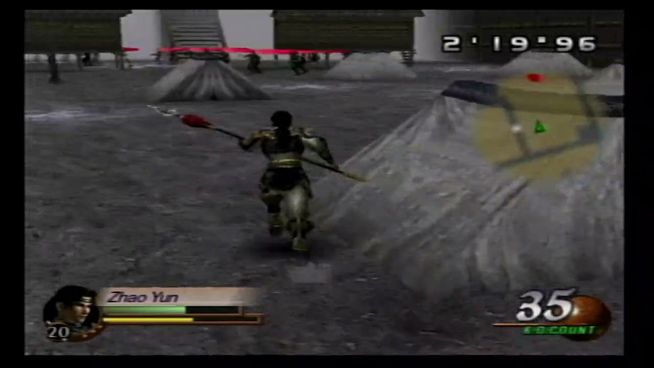 Dynasty Warriors 3 (PS2) - Challenge Mode - Time Attack