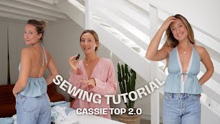 Cassie Top Pattern Hack: Sew a New Look with Simple Modifications I Ultimite DIY summer top I