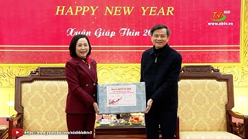 Đồng chí Nguyễn Thị Thanh, Trưởng Ban công tác Đại biểu Quốc hội thăm, chúc Tết tại Ninh Bình