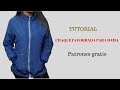 DIY Chaqueta impermeable forrada para mujer  corte y confección