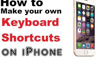 How to Make your own Keyboard Shortcuts on iPhone - iPhone Tips and Tricks