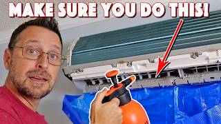 How To Clean A Mini Split Indoor Unit! Nobody Tells You This...