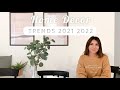 HOME DECOR TRENDS 2021 2022 che scommetto non conosci!