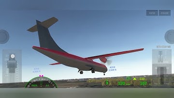 Autopilot LANDING - ATR 72 in Airline Commander.