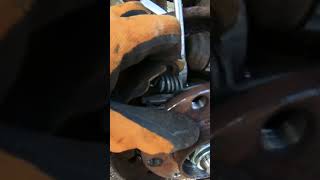 the parking brake adjuster must be tightened #tutorial #drumbrake #brake #adjustment #diy #howto