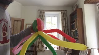 How to make an octopus balloon model