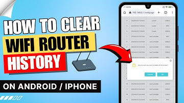 How to Clear Wifi Router History on Android in Android / iPhone ✅