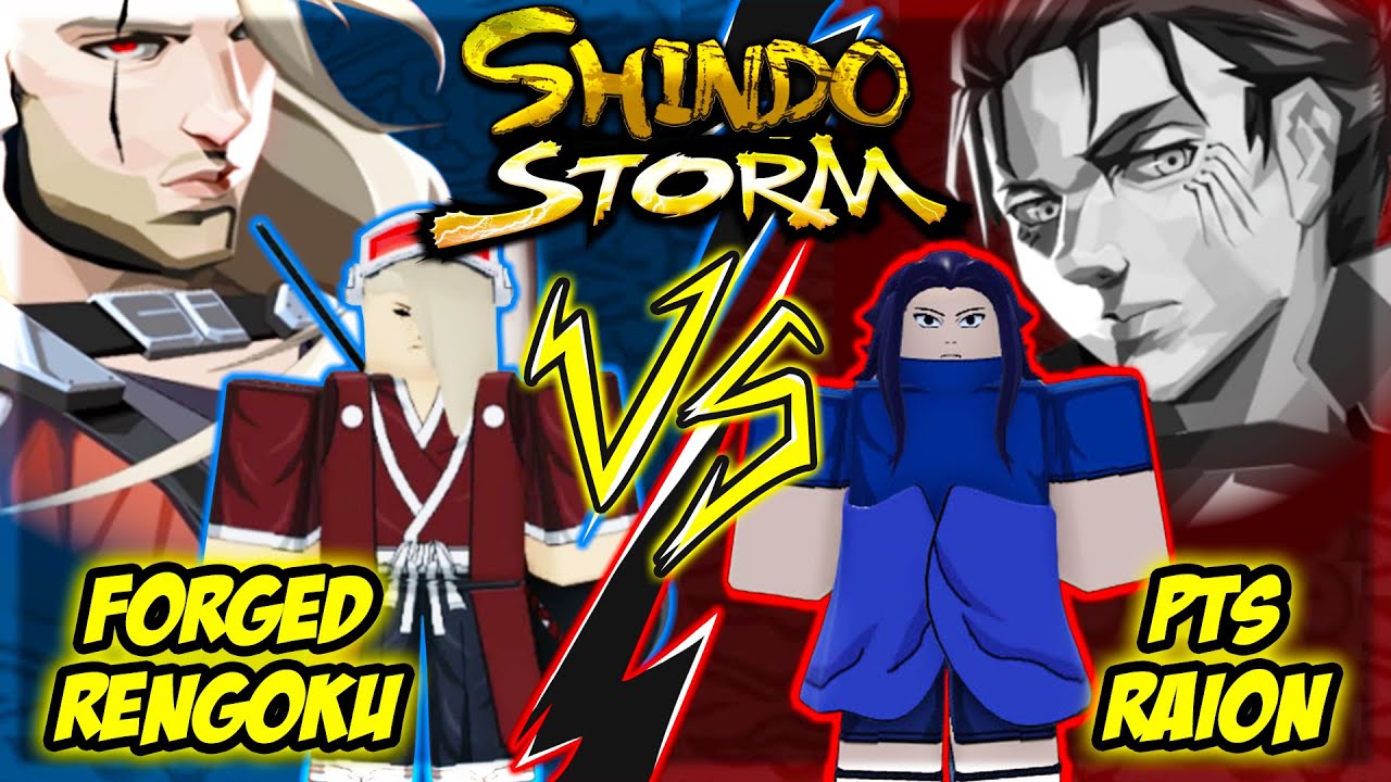SHINDO STORM | COMPETITIVE | FORGED RENGOKU VS PTS RAION | SHINDO LIFE ...