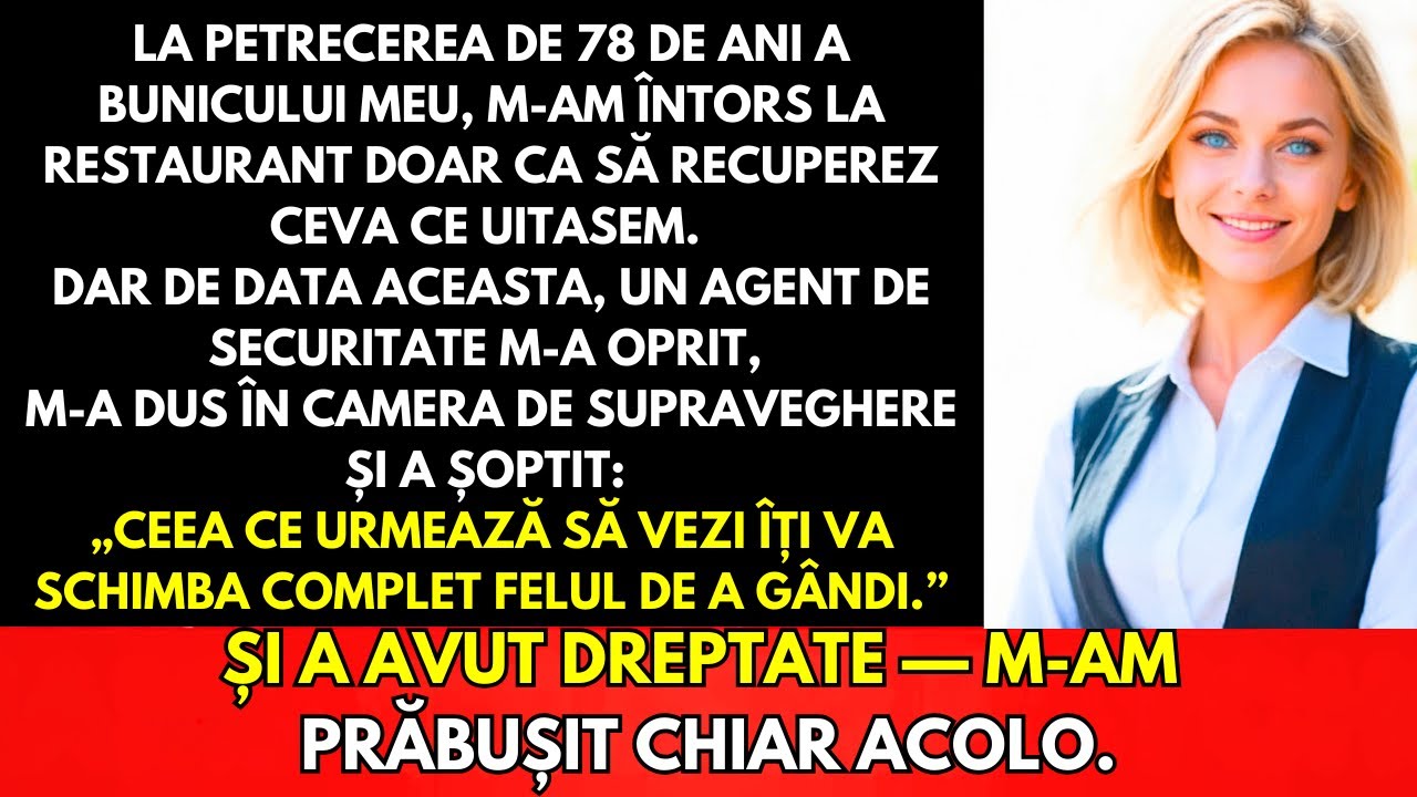 La Petrecerea Bunicului Securitatea A Rulat Un Video Neașteptat—Viitorul Meu S-a Încheiat