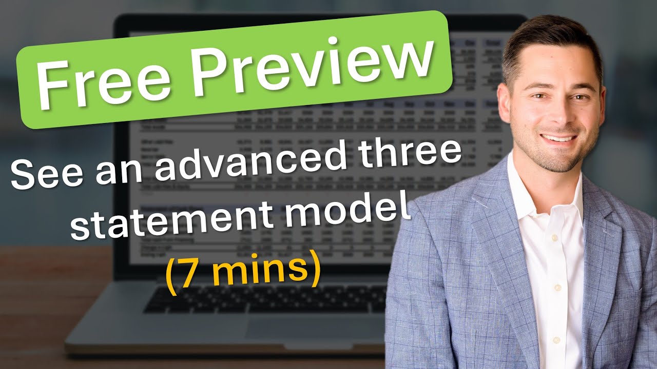 Free Preview: look inside an Advanced Three Statement Model.