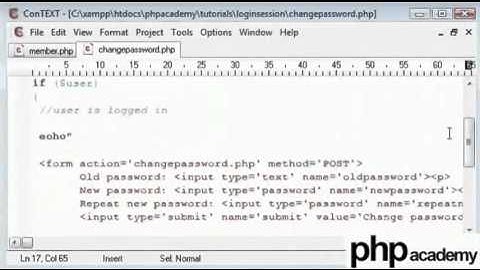 User Password Change Part 1 - English