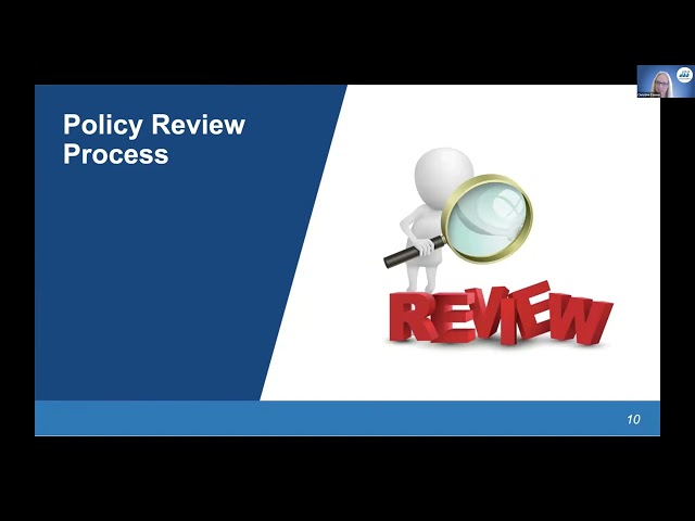 Policy Review Webinar