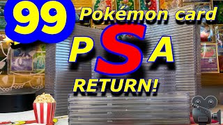 A PSA RETURN OF 99 POKÉMON CARDS!!!
