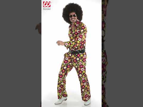 Flower Power broek "Green Flowers" heren video