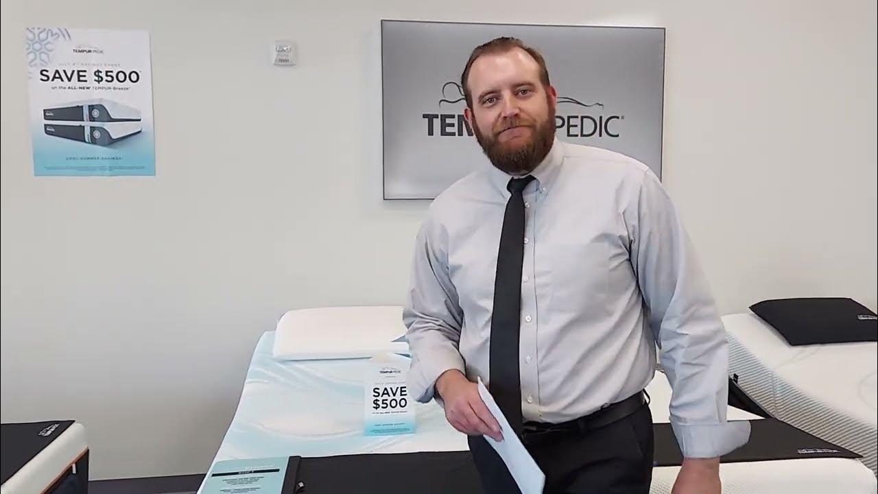 TempurPedic Breeze at Mattress Gallery Direct in TX! YouTube
