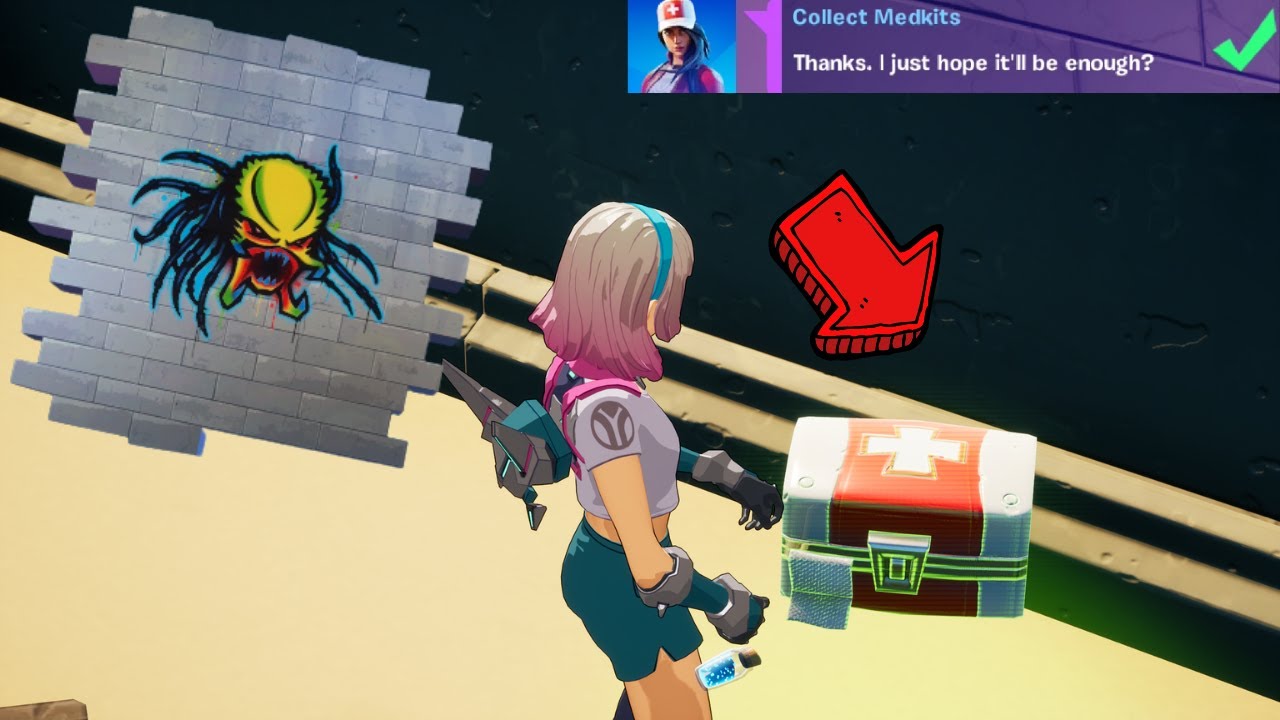 Collect Medkits (3) | Fortnite Jungle Hunter Quests