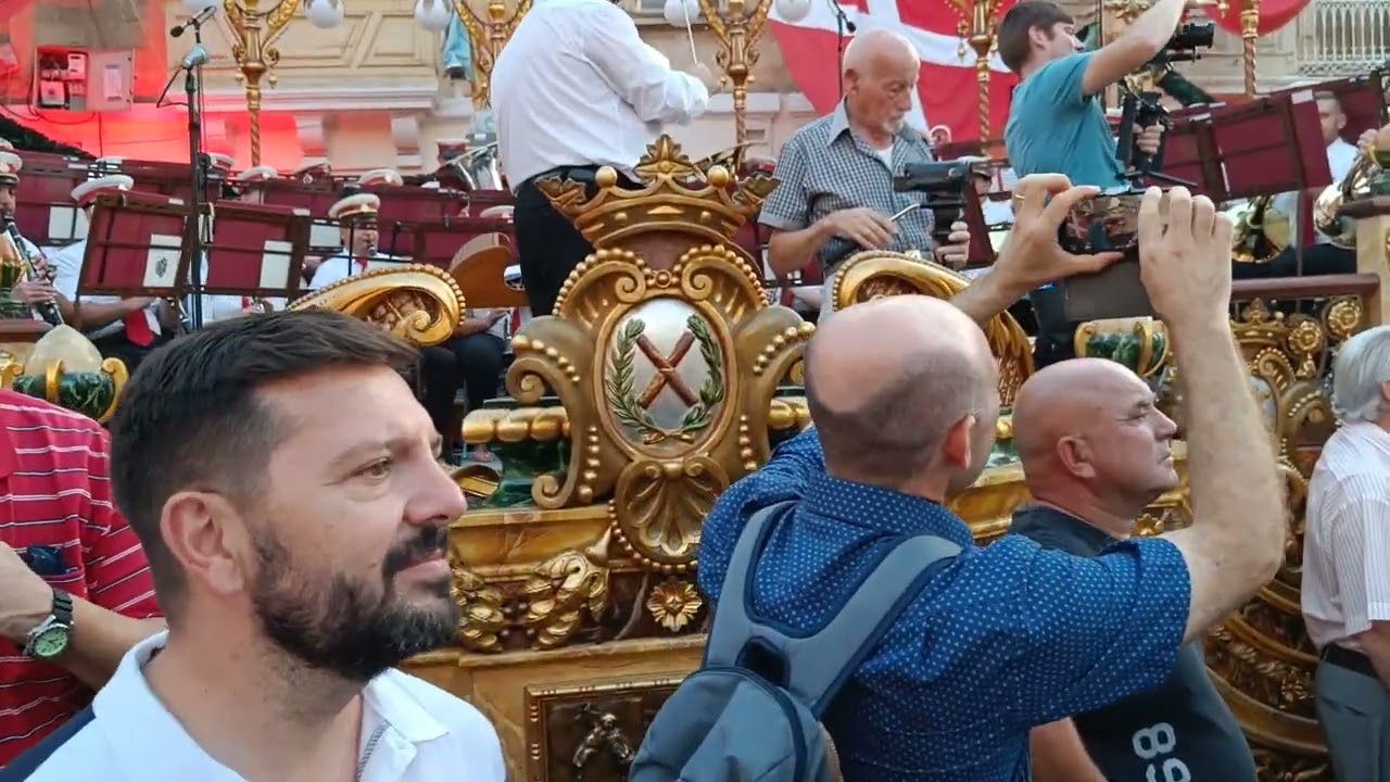 Malta Luga St Andrews parish church  feast July 3 2022 grand festival