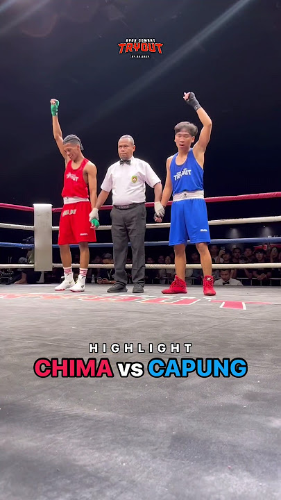 CAPUNG VS CHIMA #byoncombat #tinju #tiktokviral #shorts