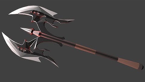 Blender Speed Modeling | Battle Axe | Xaver115