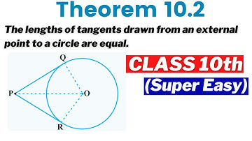 Theorem 10.2 Class 10th Maths - Chapter 10 - Proof