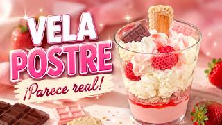 Bougies dessert. Le secret pour éviter qu'elles ne fondent 🕯️🍓 screenshot 3