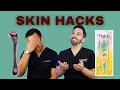 Rating Skincare Hacks: Ice, Gua Sha, Dermarolling, Tinkle Razors