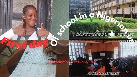 UNI DIARIES 📚:FIRST DAY OF SCHOOL IN A NIGERIAN UNIVERSITY