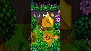 Bus stop, but make it cozy🚌🤎💛 #stardewvalley #games #스타듀밸리 #CozyGaming