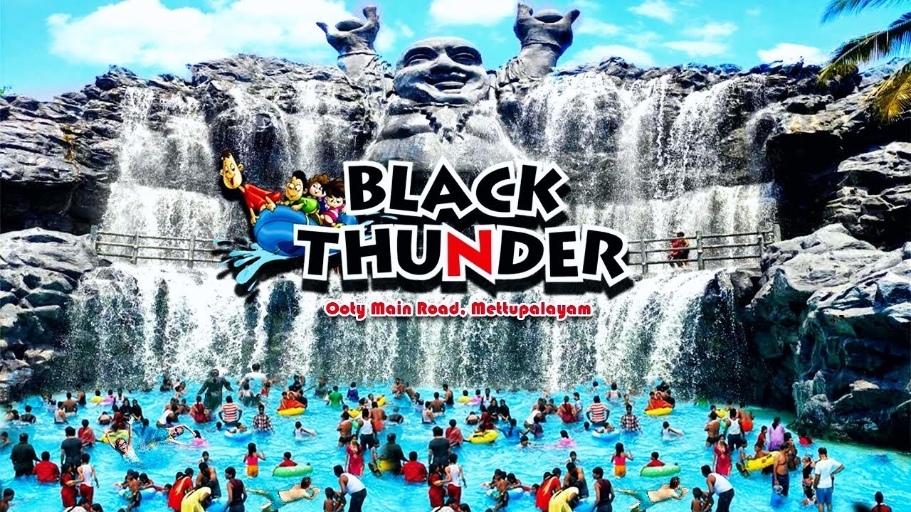 Black Thunder Mettupalayam, Asia's No.1 Water Theme Park, Best  Amusement Park Tamil Nadu