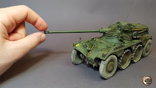 Французский Колёсный Броневик E.B.R. 75. ПОКРАСКА и ФИНАЛ Проекта Модели в 1/35 от Hobby Boss