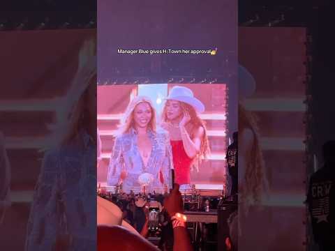 "Blue Ivy Approves H-Town Singing Her Mom’s Song 👏🏽💙 Iconic Moment!"