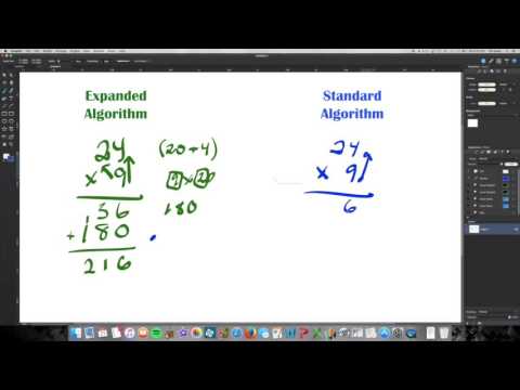 Mini Math Lessons: Multiplying with the Standard Algorithm