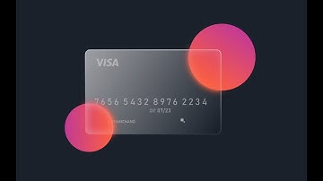 How to make Glass Card Design in CorelDraw | Glass Effect | CorelDrawDesign