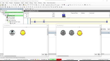 Criando uma lógica simples no clp e ihm.          #automação