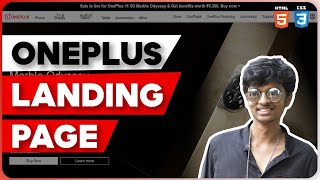 Oneplus Landing Page using HTML & CSS | Full Stack Web Development