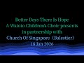 Better Days There Is Hope A Watoto Children S Choir Presents In Partnership With COSB 18 Jan 2026