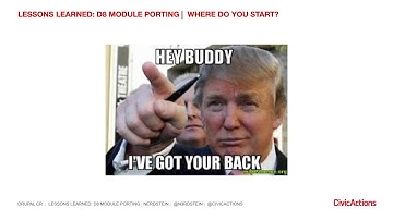 Lessons Learned: Drupal 8 Porting Best Practices - Drupal Camp Costa Rica 2016