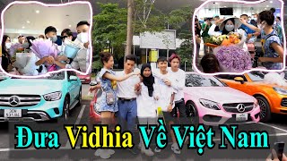 Gia đình Villa chào đón Vidhia  tới Việt Nam