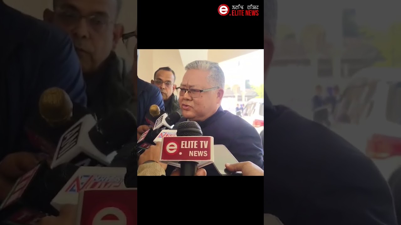 Sambit Patra na leiriba Imphal Hotel da Langthaban assembly constituency gi MLA K.Shyam lakkhre.