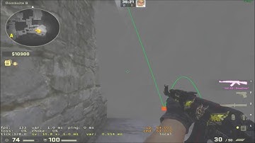 CSGO - Cobblestone B site smoke