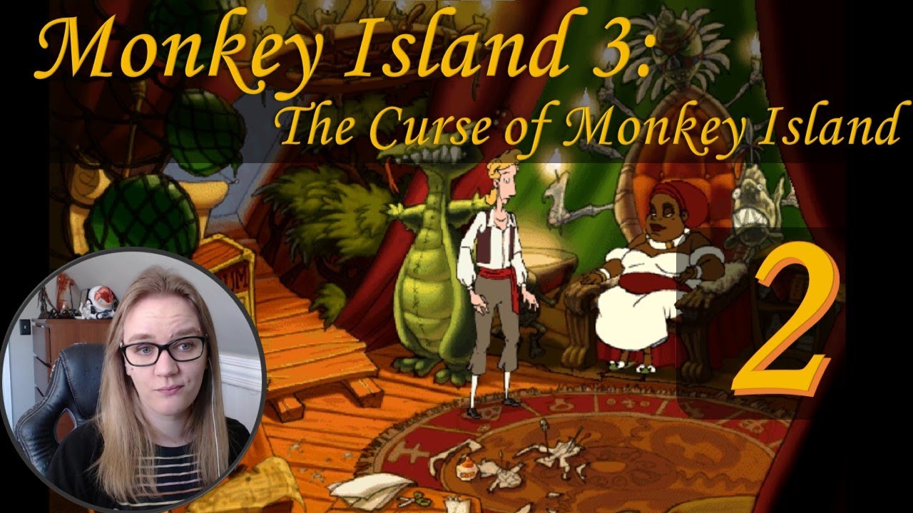 Let's Play Monkey Island 3 [Blind] Part 2 Exposition Voodoo Lady