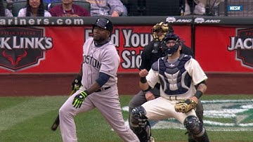 BOS@SEA: Papi gives Red Sox an early lead on homer