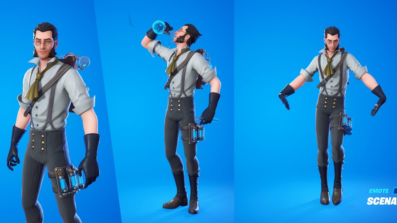 The Good Doctor skin showcase with all popular emotes & Dances good
