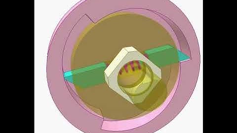 One way clutch 4 slider480p | Mechanical Design Concepts And Mechanisms