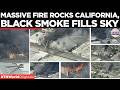 WATCH: Massive Industrial Fire Erupts In South Gate, Black Smoke Covers Los Angeles Area