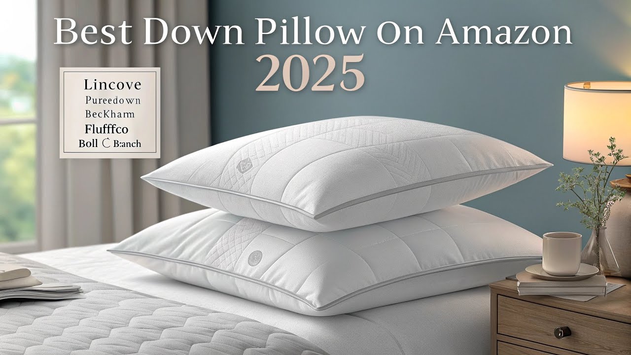Best Down Pillow on Amazon 2025 🛏️ | Lincove, Puredown, Beckham, FluffCo & Boll & Branch