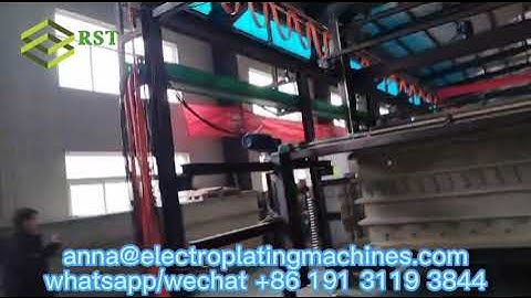 Automatic alkali zinc plating machine #zincplating  #metalplating #electroplating #plating