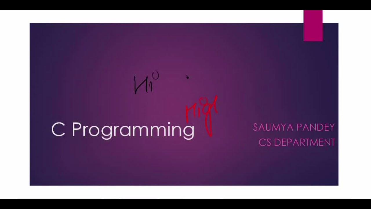 Basic Building Blocks Of C Program|| Components Of C Program ...