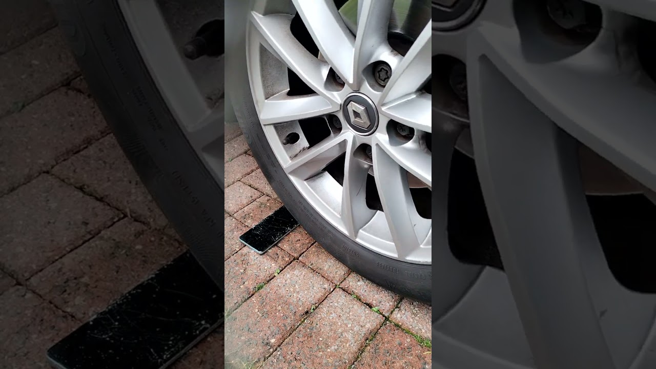 running over my phone whith car